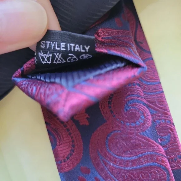 Enrico Patchoyli 100% Silk Tie - Picture 5 of 8